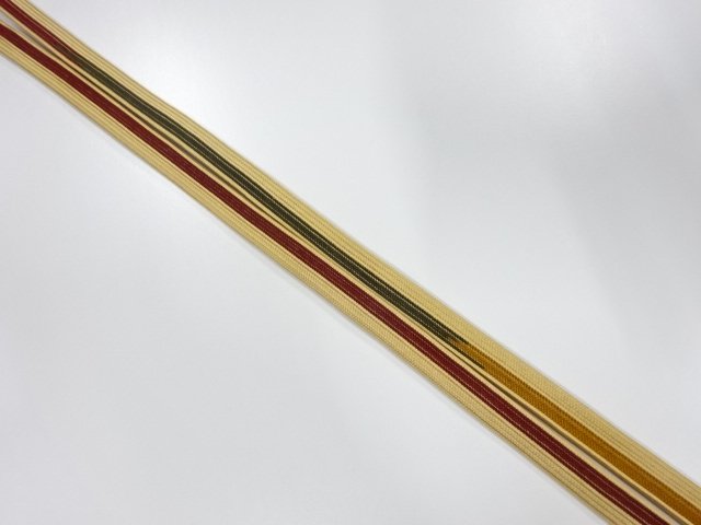 未使用品　翠嵐工房　正絹　帯留め用　手組四分紐